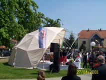 PRELOG -SUSRET KATOLIČKE MLADEŽI -POZORNICA GEO-NET GEODETSKA KUPOLA GEODESIC DOME